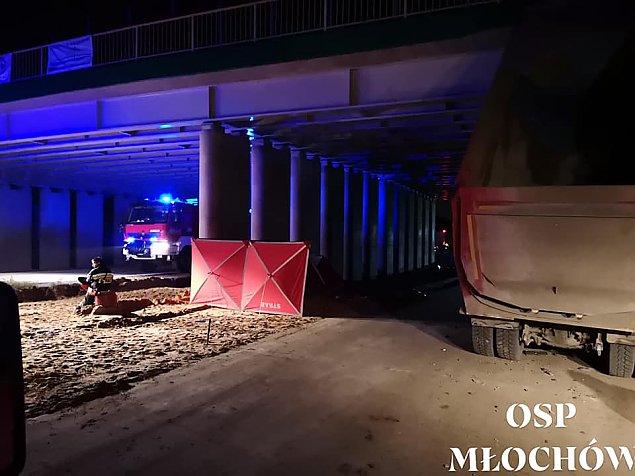 Tragedia na budowie S8
