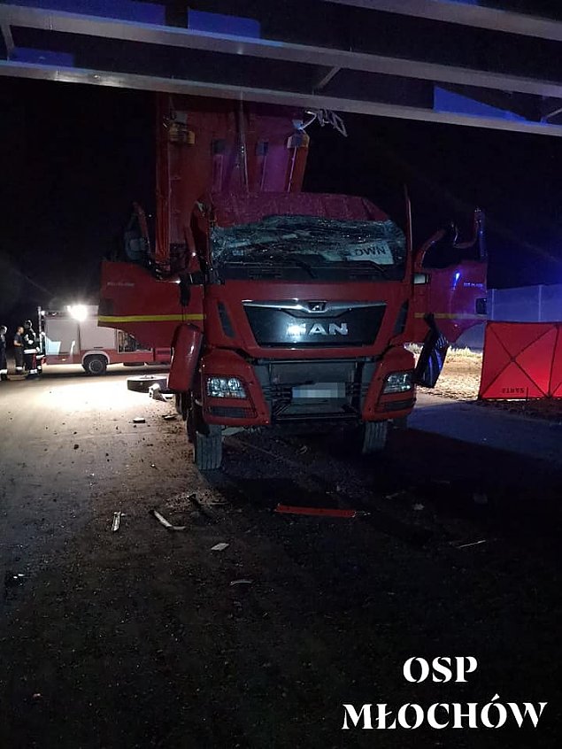 Tragedia na budowie S8
