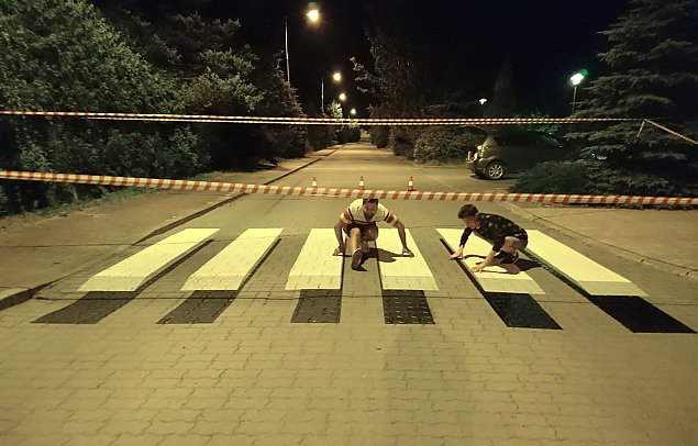 Trójwymiarowa zebra odmieni polskie drogi?