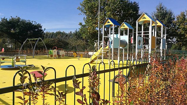Centrum Wolicy wypiękniało. Minipark otwarty