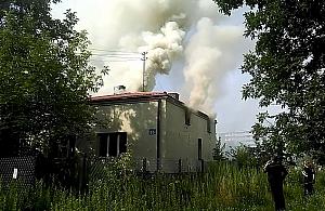 Pożar w domu na Nowodworach
