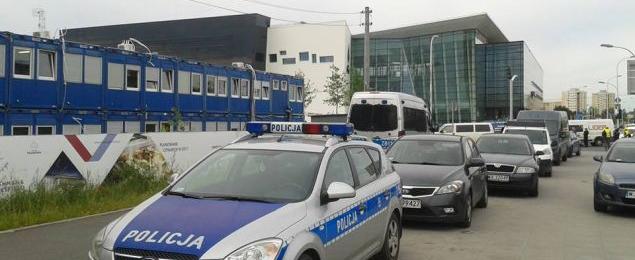 Akcja mundurowych w Galerii Północnej