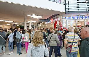 Pierwsze kradzieże w Galerii Północnej