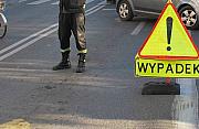 Wypadek na Wrzecionie. Kierowca uderzył w wózek