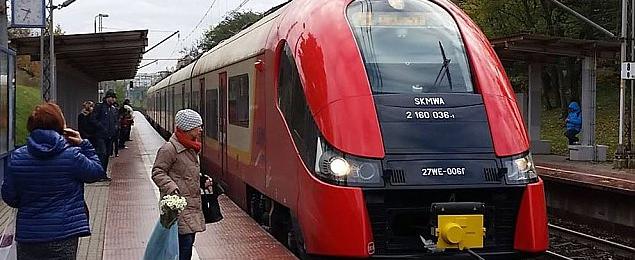 SKM nie kursuje. Powód: przewrócone drzewo