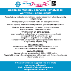 refleks chlodnictwo praca 2 0