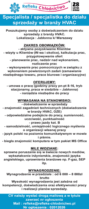 refleks chlodnictwo praca 1 3