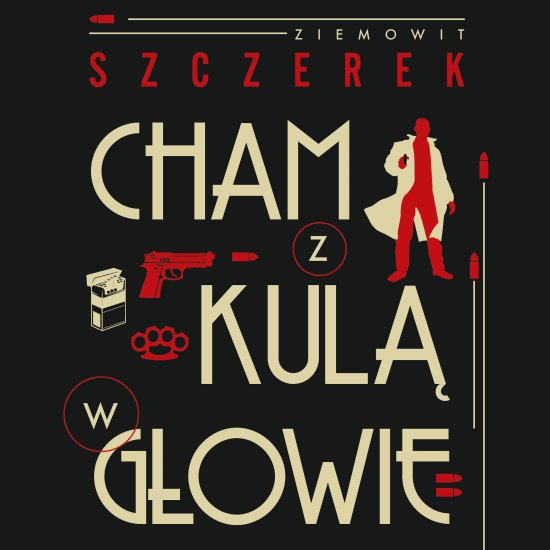 Cham z kul� w g�owie