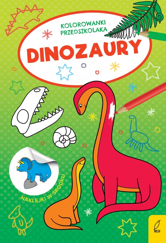 Kolorowanki przedszkolaka. Dinozaury