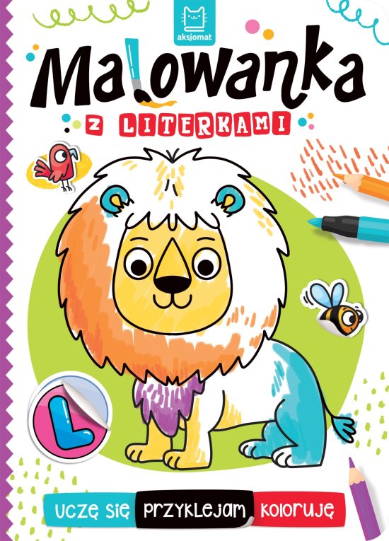 Ucz� si�, przyklejam, koloruj�. Malowanka z literkami