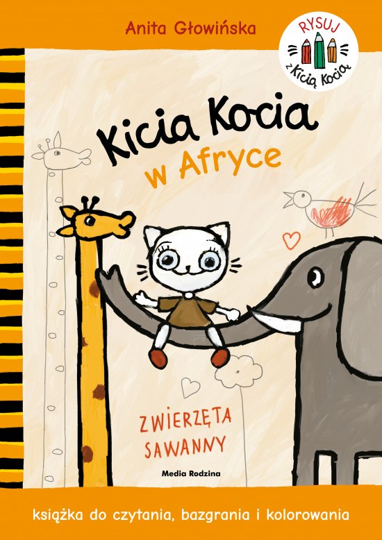 Kicia Kocia w Afryce. Kolorowanka