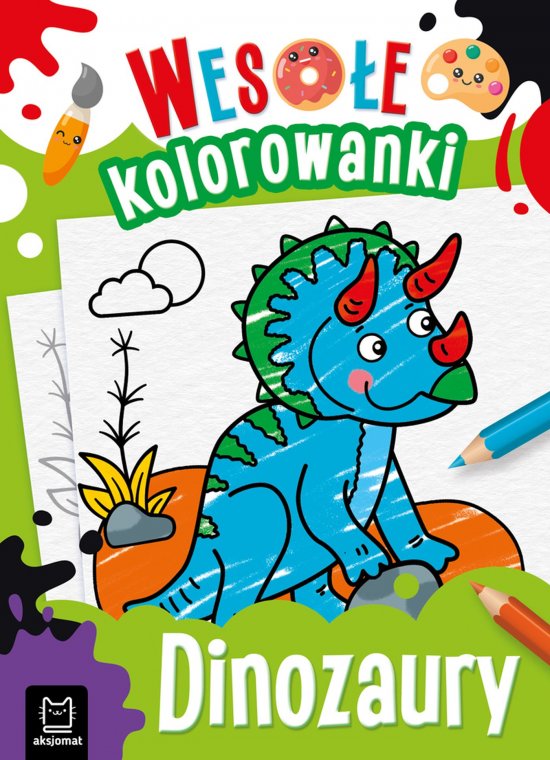 Dinozaury. Weso�e kolorowanki 4+