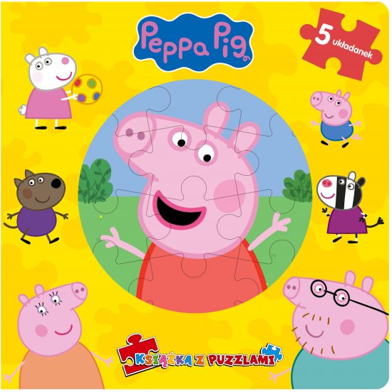 Peppa Pig. Ksi��ka z puzzlami