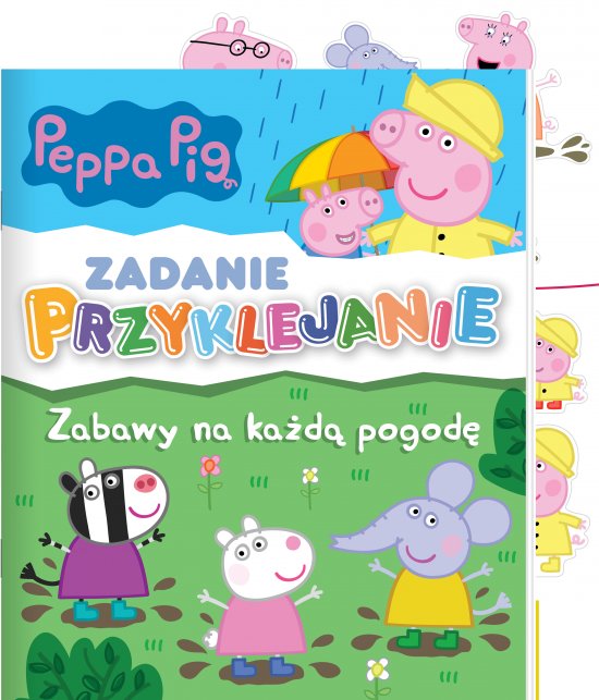 Peppa Pig. Zadanie Przyklejanie 7. Zabawy na ka�d� pogod�