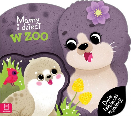 Mamy i dzieci w zoo. Dwie ksi��eczki w jednej