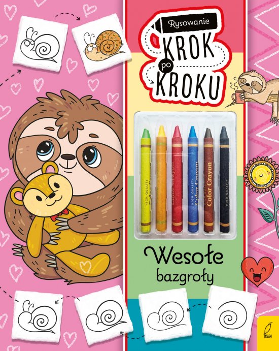 Rysowanie krok po kroku z kredkami. Weso�e bazgro�y