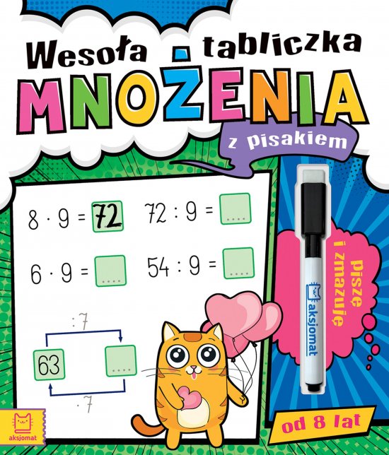 Weso�a tabliczka mno�enia z pisakiem. Pisz� i zmazuj� od 8 lat