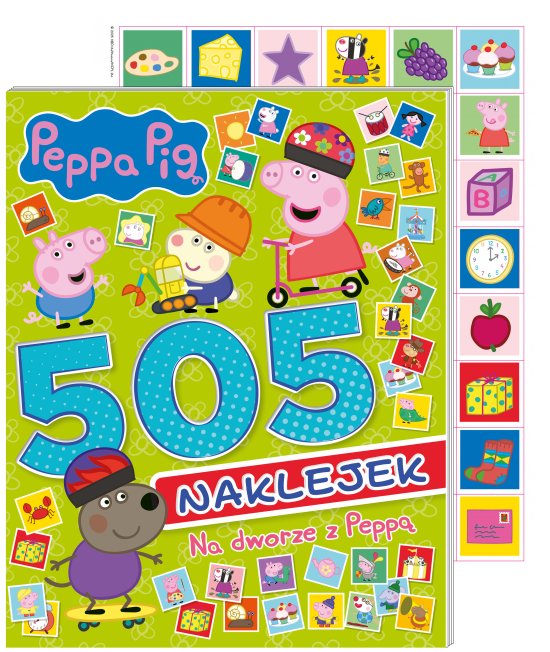 Peppa Pig. 505 naklejek. Na dworze z Pepp�