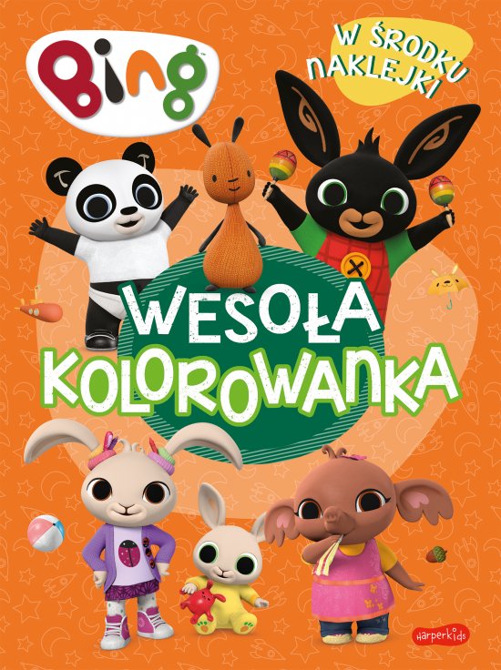 Bing. Weso�a kolorowanka z naklejkami