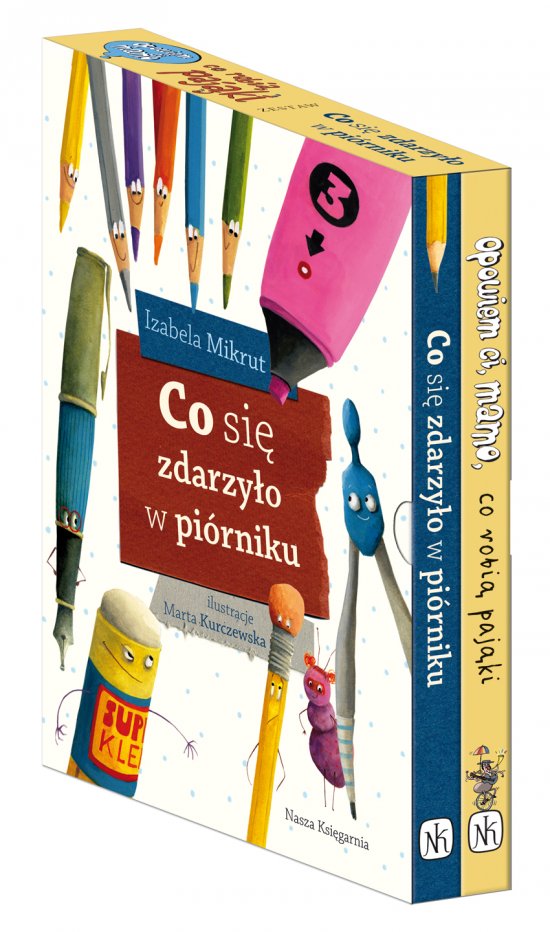 Co si� zdarzy�o w pi�rniku. Opowiem ci, mamo, co robi� paj�ki. Zestaw