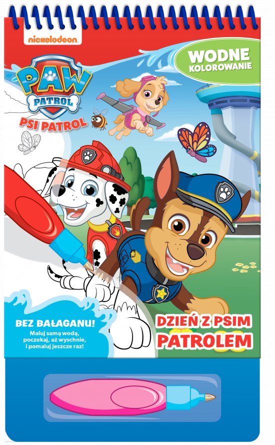 Psi Patrol. Wodne kolorowanie. Dzie� z Psim Patrolem