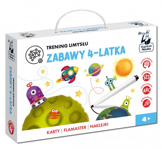 Zabawy 4-latka. Trening umys�u. Kapitan Nauka