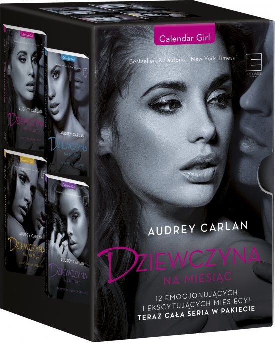 PAKIET Dziewczyna na miesi�c. 4 TOMY. Audrey Carlan
