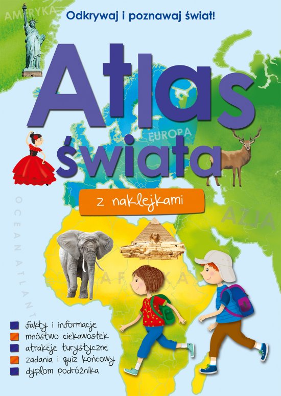 Atlas �wiata z naklejkami
