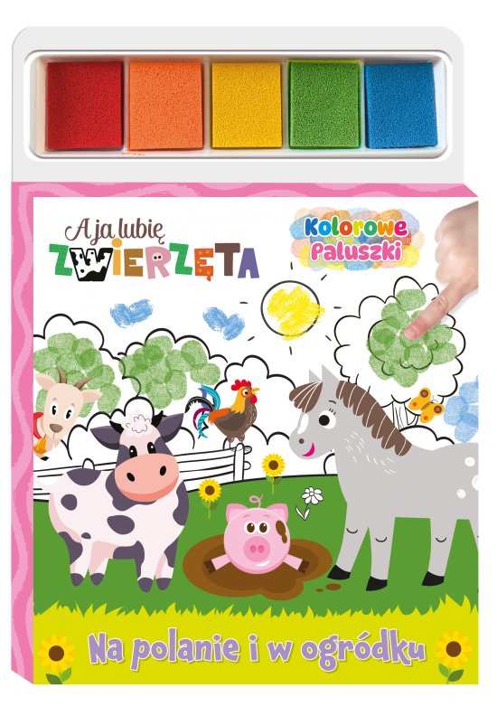A Ja Lubi� Zwierz�ta. Kolorowe Paluszki. Na polanie i w ogr�dku