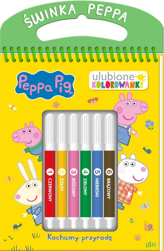 Peppa Pig. Ulubione kolorowanki cz. 2 Kochamy przyrod�