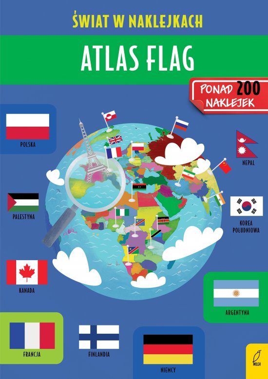 Atlas flag. �wiat w naklejkach