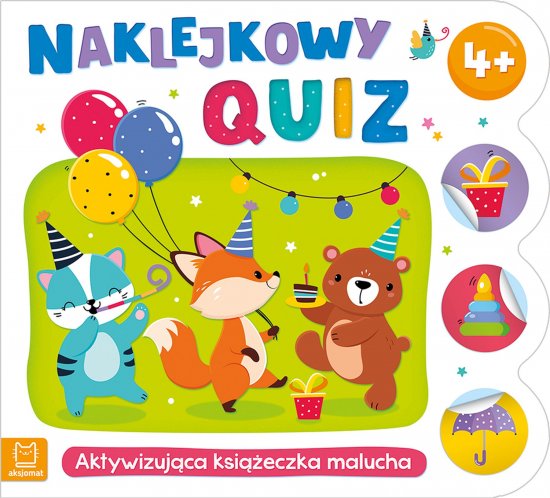 Naklejkowy quiz 4+. Aktywizuj�ca ksi��eczka malucha