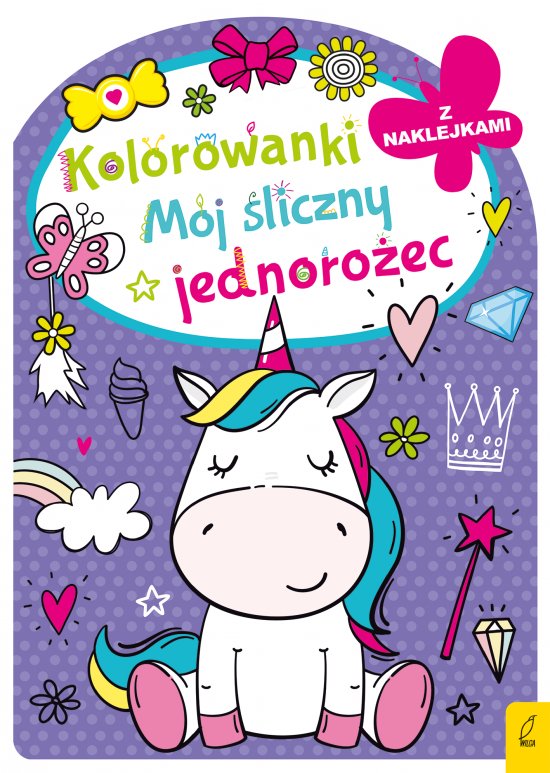 Kolorowanka z wykrojnikiem. M�j �liczny jednoro�ec