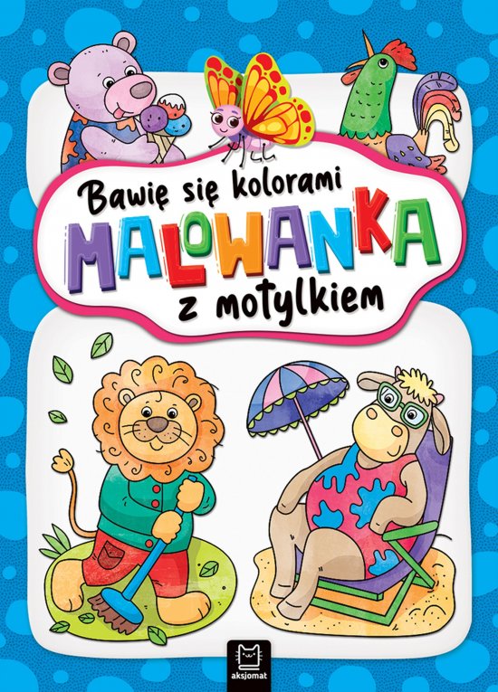 Bawi� si� kolorami. Malowanka z motylkiem