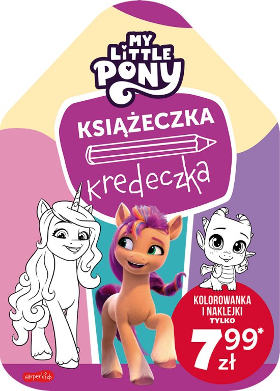 My Little Pony. Nowe pokolenie. Ksi��eczka kredeczka