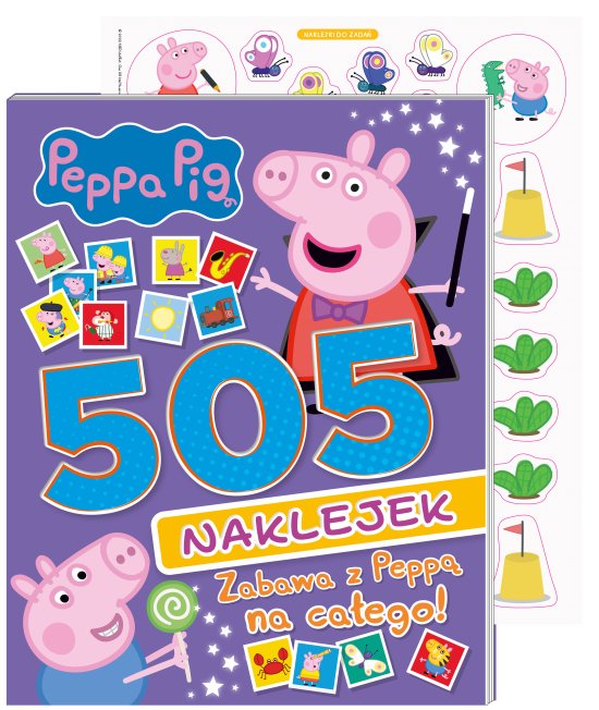 Peppa Pig 505 naklejek cz. 2 Zabawa z Pepp� na ca�ego