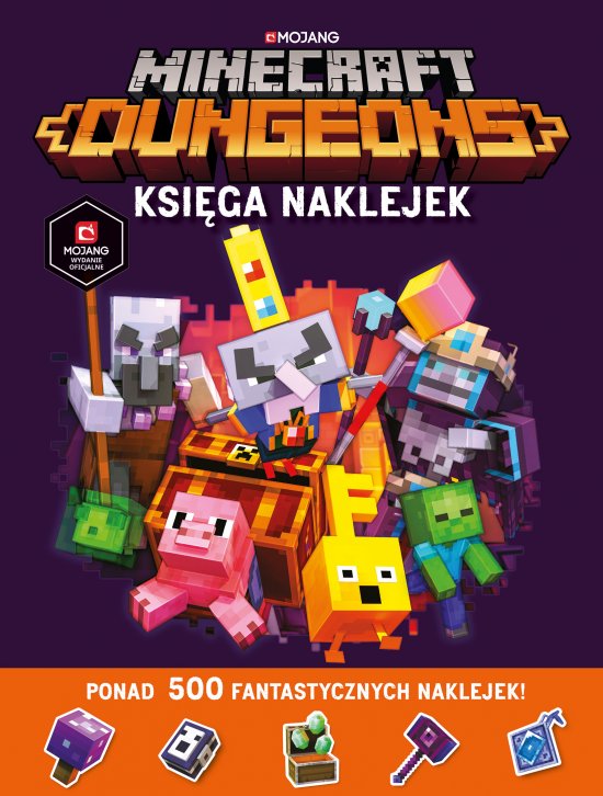 Minecraft Dungeons. Ksi�ga naklejek