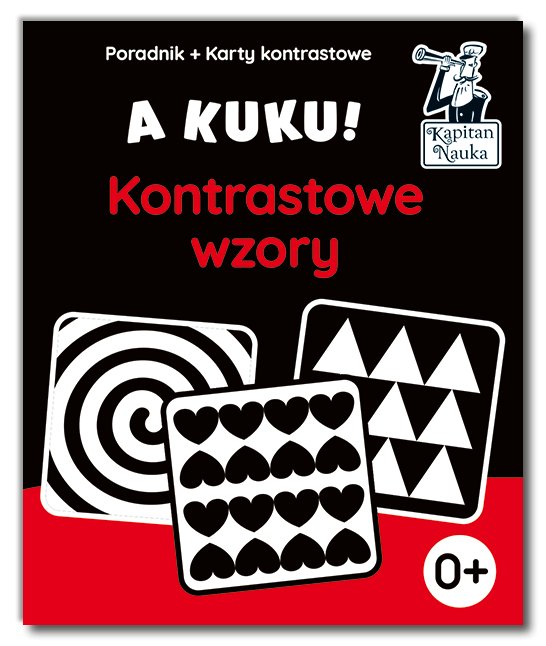 A kuku! Kontrastowe wzory (Poradnik + karty obrazkowe). Kapitan Nauka