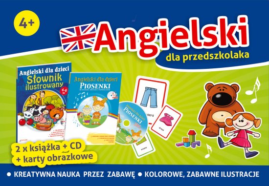 Pakiet Angielski dla przedszkolaka 4+