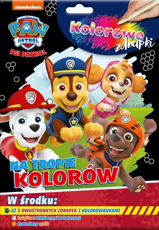 Psi Patrol Kolorowe zdrapki cz.2 Na tropie kolor�w