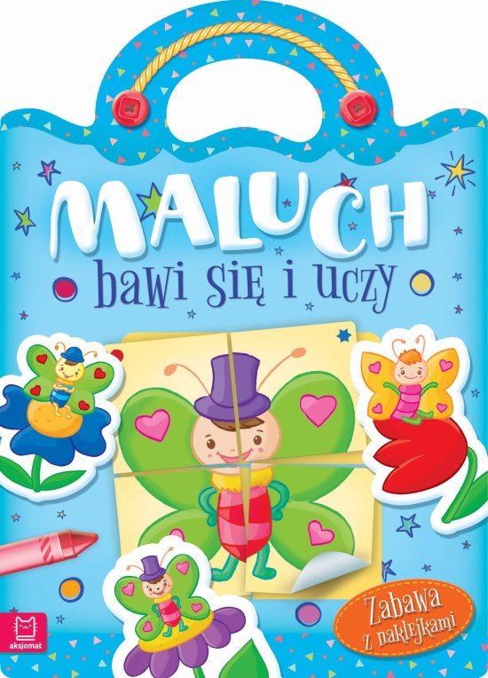 Maluch bawi si� i uczy. Zabawa z naklejkami