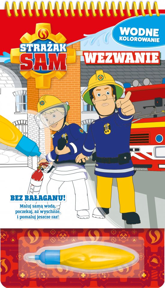 Stra�ak Sam. Wodne kolorowanie. Pilne wezwanie