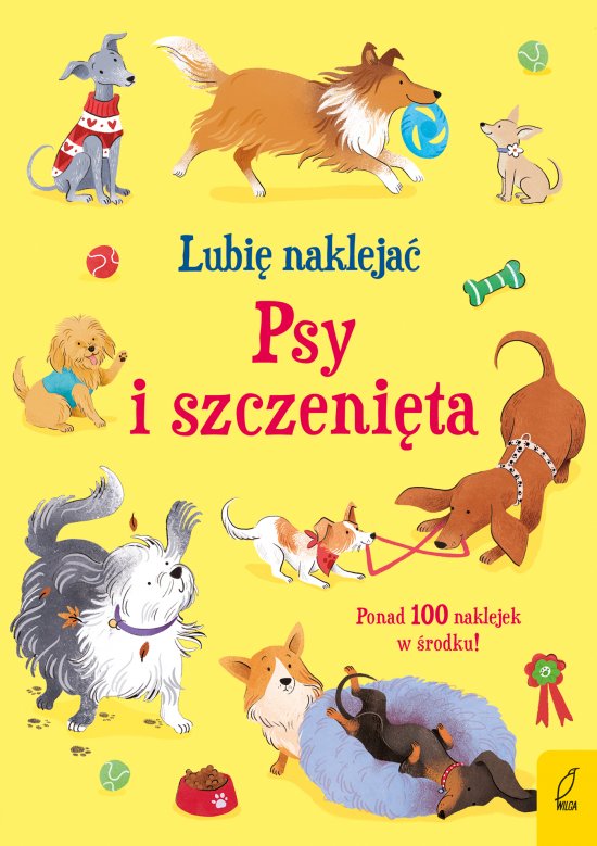 Lubi� nakleja�. Psy i szczeni�ta