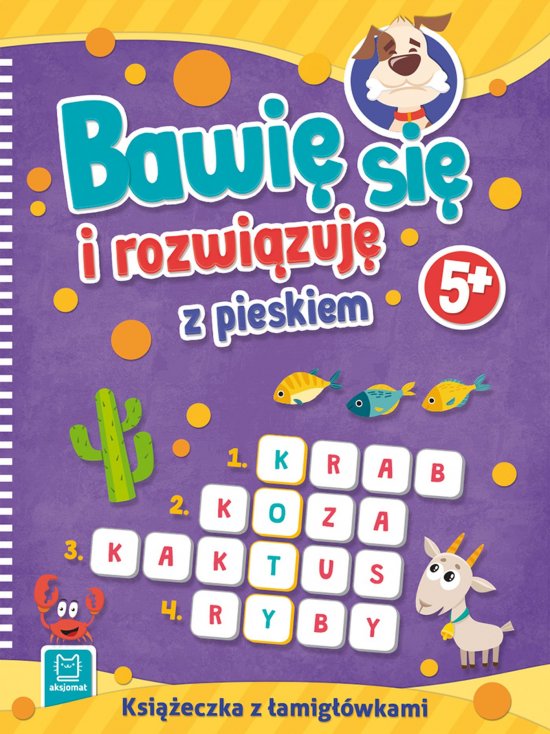 Bawi� si� i rozwi�zuj� z pieskiem. 5+
