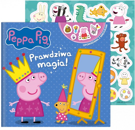 Peppa Pig. Opowiadania z naklejkami. Prawdziwa magia!