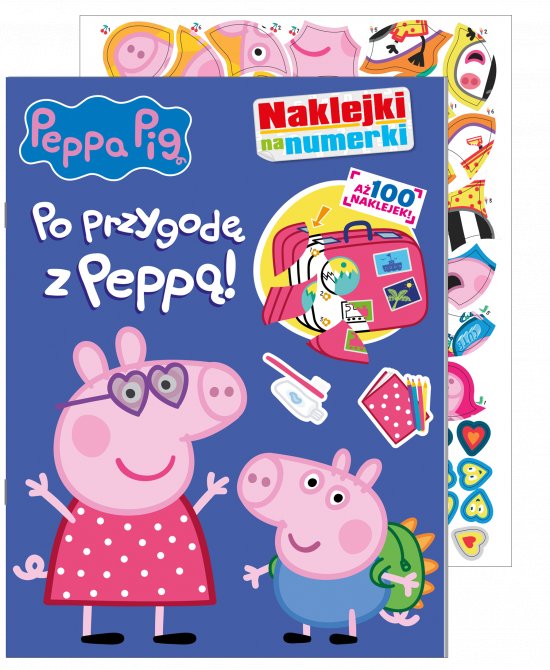 Peppa Pig. Naklejki na numerki. Po przygod� z Pepp�