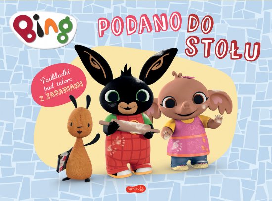 Bing. Podano do sto�u. Podk�adki pod talerz z zadaniami