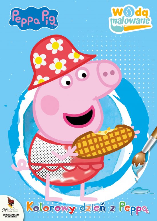 Peppa Pig. Wod� malowane. Kolorowy dzie� z Pepp�