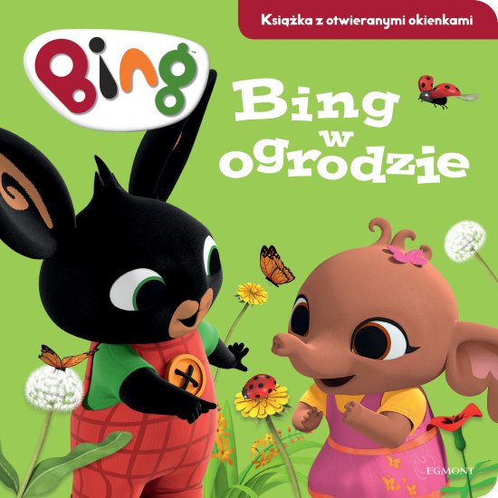 Bing w ogrodzie. Ksi��ka z otwieranymi okienkami
