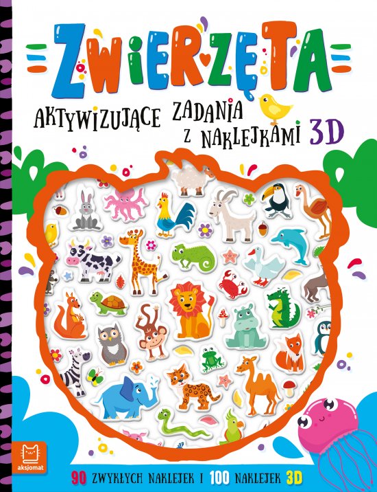 Zwierz�ta. Aktywizuj�ce zadania z naklejkami 3D